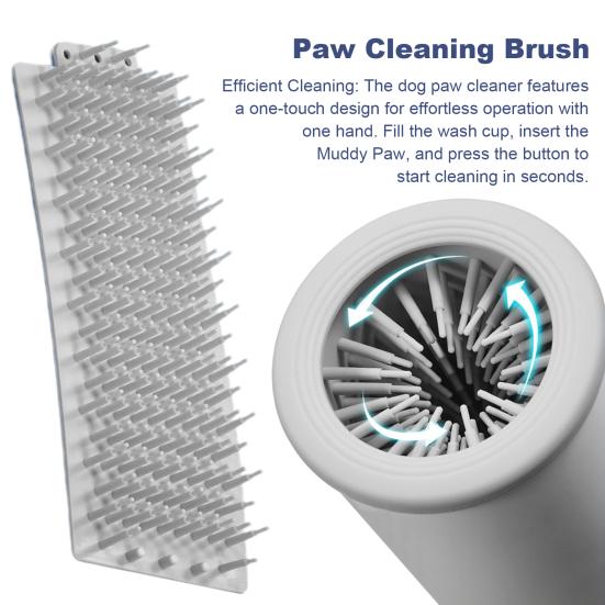 SPHERA automatic paw cleander and and the cleaning brush