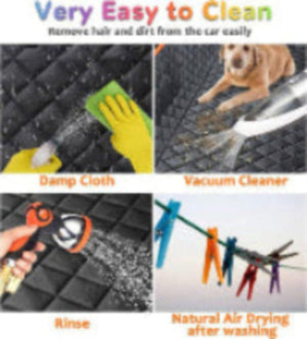 Dog and cat car mat very easy to clean